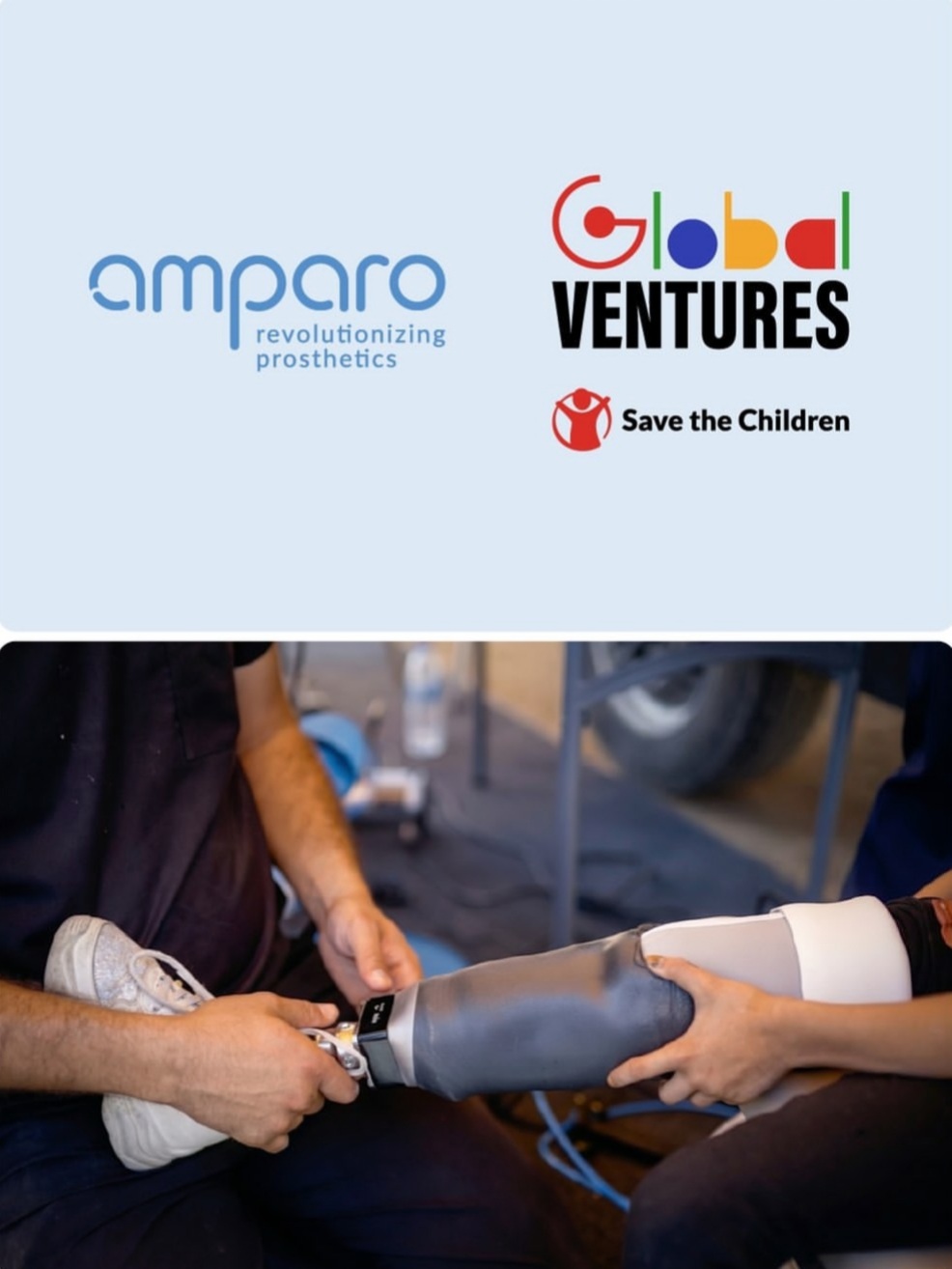 Amparo socket — custom fabrication