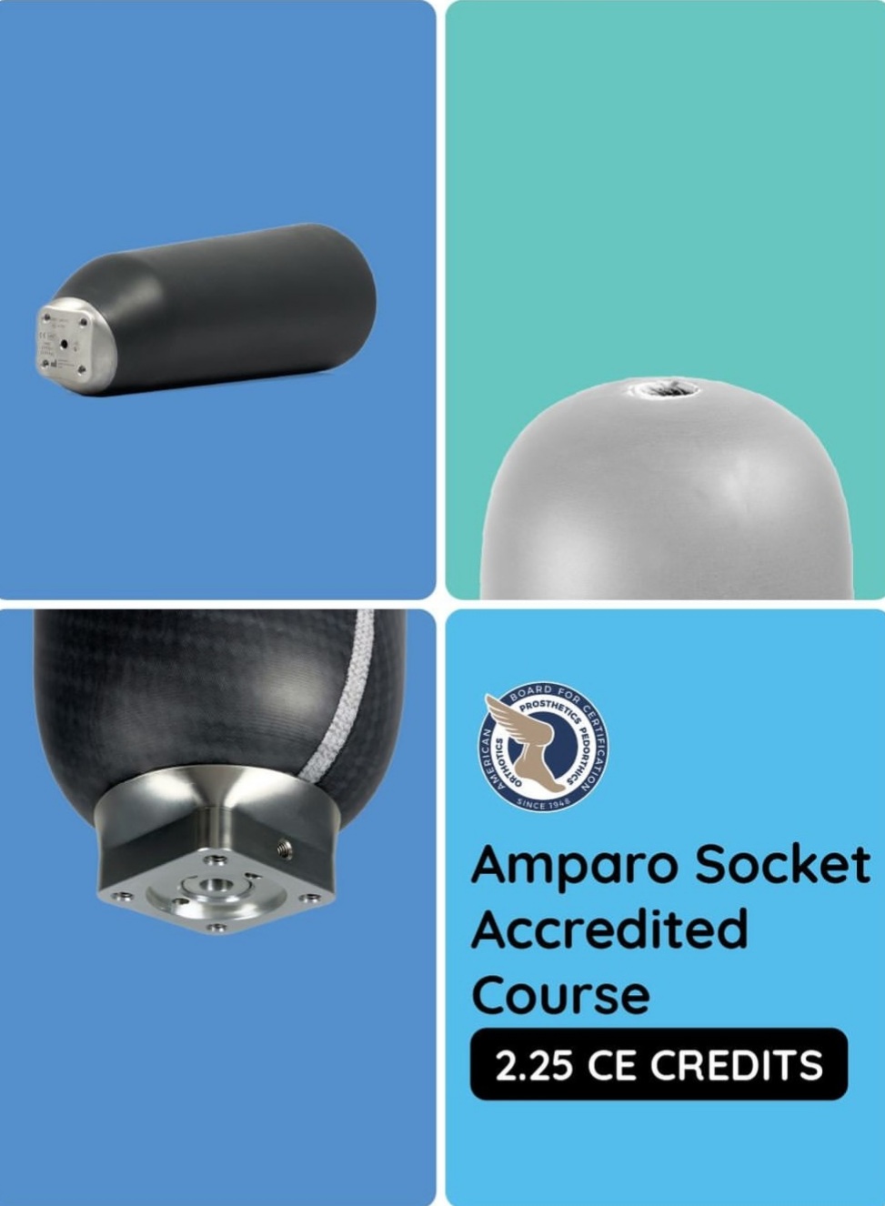 Amparo socket — prosthetic integration