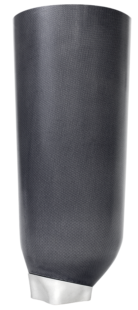 Amparo thermoplastic socket — black finish