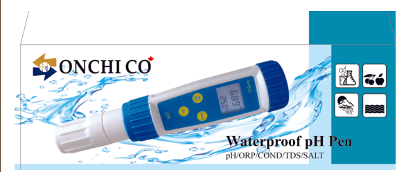 Waterproof pH Pen — pH/ORP/COND/TDS/SALT