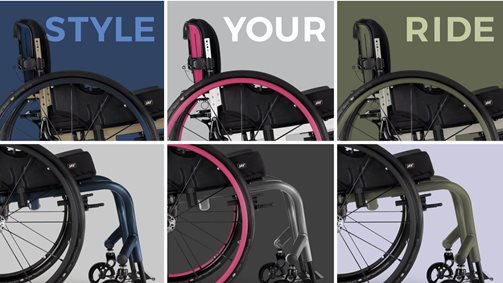 Active Wheelchair — Style Your Ride color options